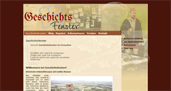 Desktop Screenshot of geschichtsfenster.de